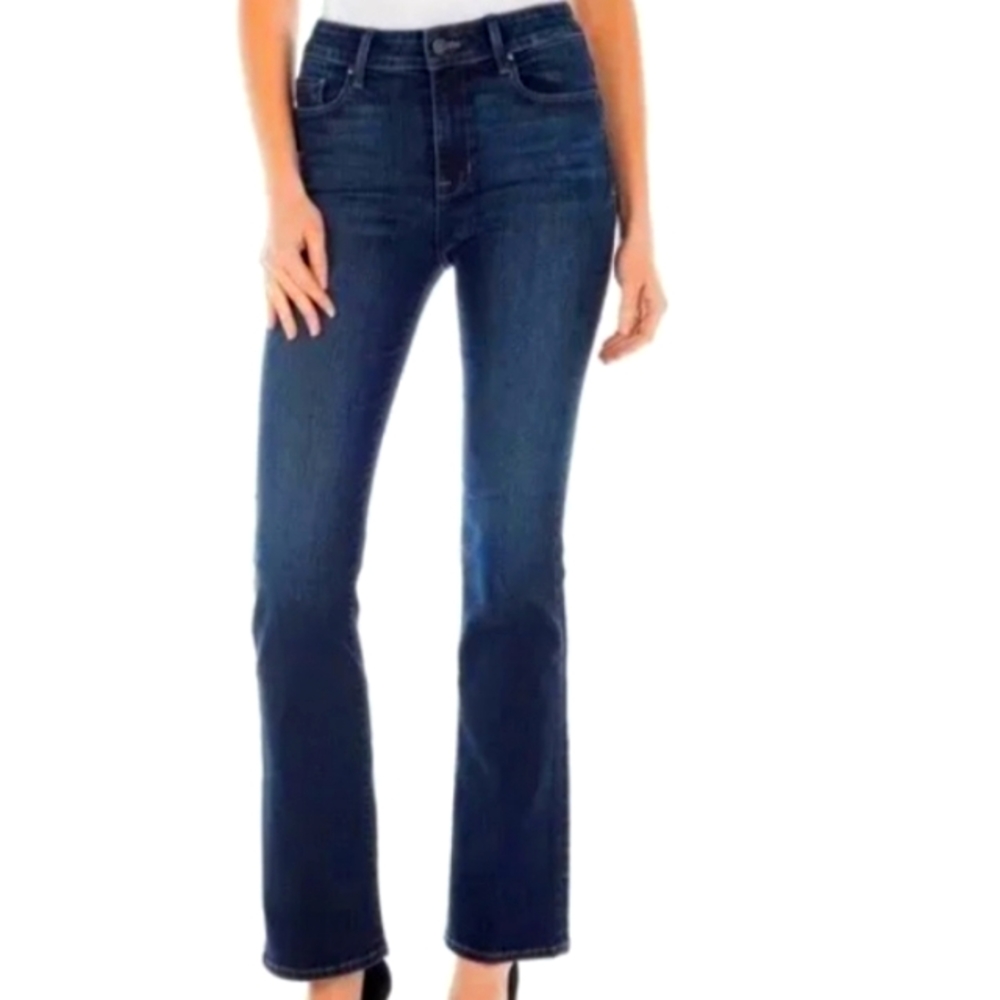 Fidelity Denim Sierra High Rise Slim Boot Cut Waist 25 Scarlett